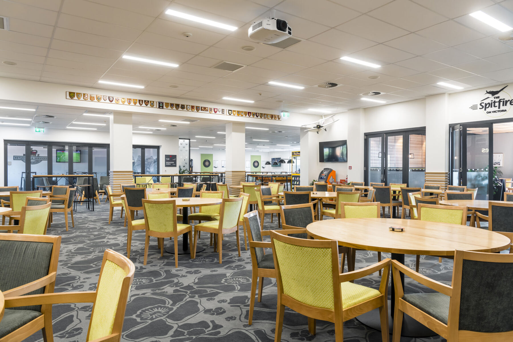 The main lounge bar