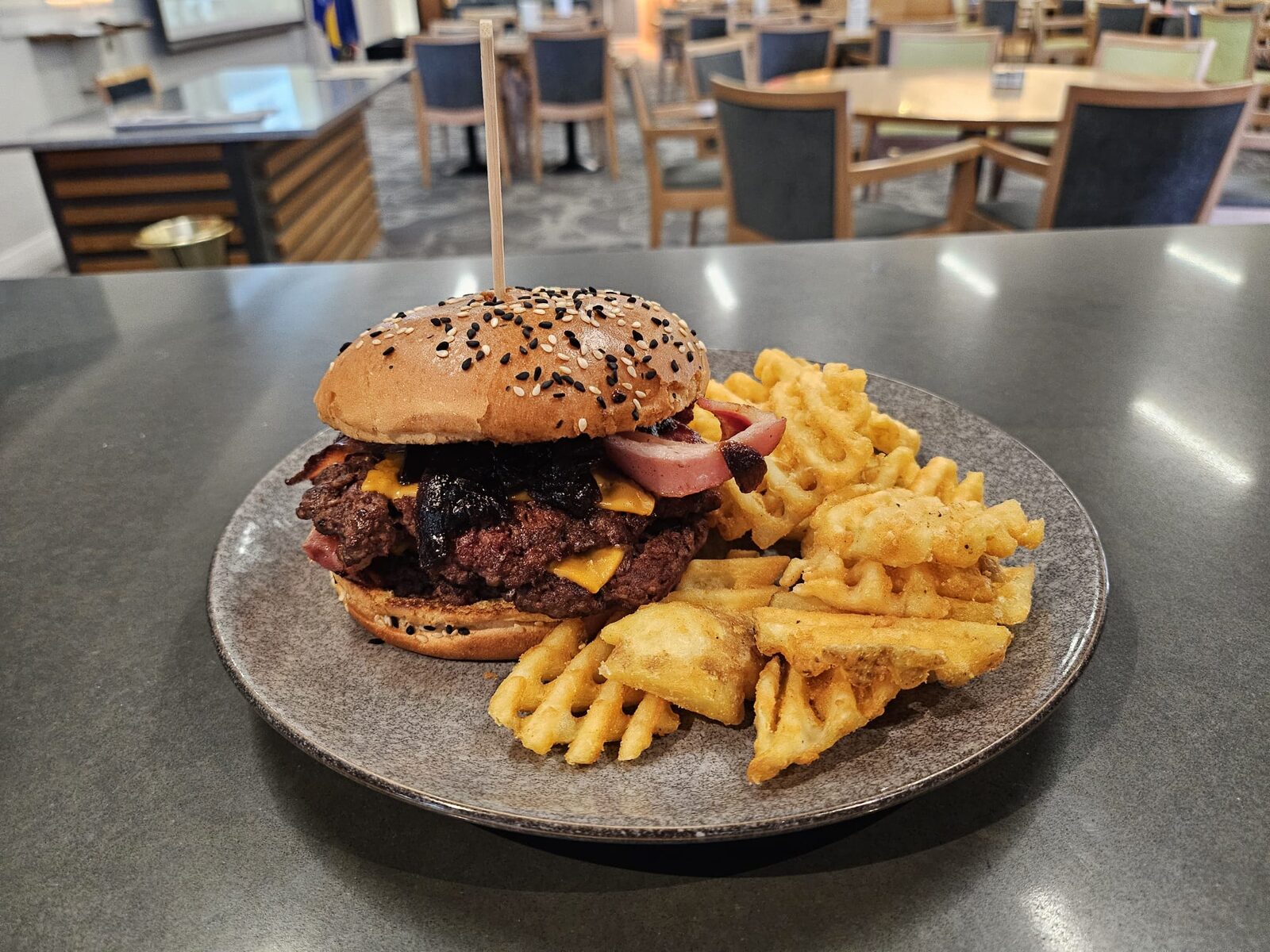 Double smash burger - The Spitfire Restaurant