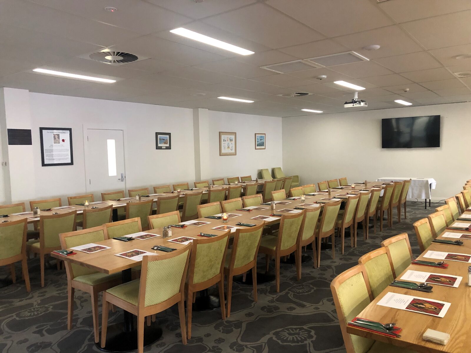 Kippenberger Function Room 1 long tables